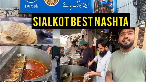 Sialkot Best Nashta Sialkot Ka Bahtreen Nashta YouTube