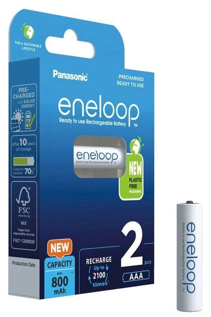 Аккумулятор Panasonic Eneloop Bk 4mcde 2be Aaa Hr03 800mah Lsd Ni