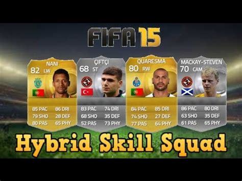 Fifa Ultimate Team Hybrid Skill Squad Builder W Ciftci Youtube