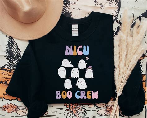 Nicu Nurse Halloween Sweatshirt Boo Crew Neonatal Icu Etsy