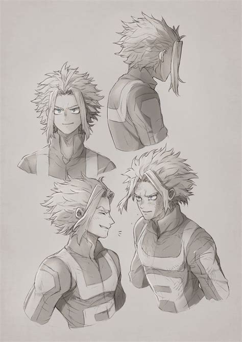 Sketches of My Hero Academia Characters