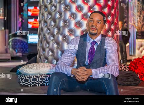 A waxwork of Will Smith at The Madame Tussauds museum in Las Vegas ...