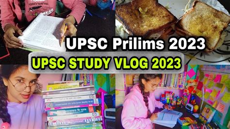 Upsc Study Vlog A Productive Day In Life Of Upsc Aspirant In