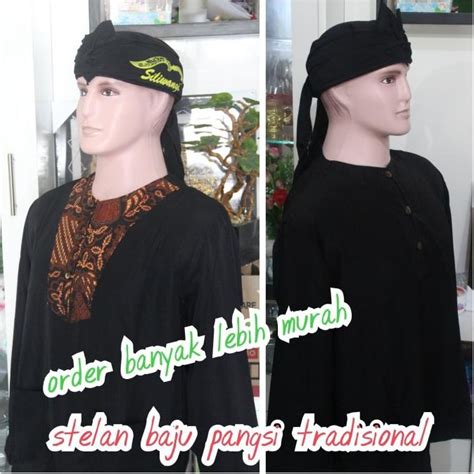 Jual Stelan Baju Pangsi Silat Tradisional Adat Sunda Jawa Dll Sunda