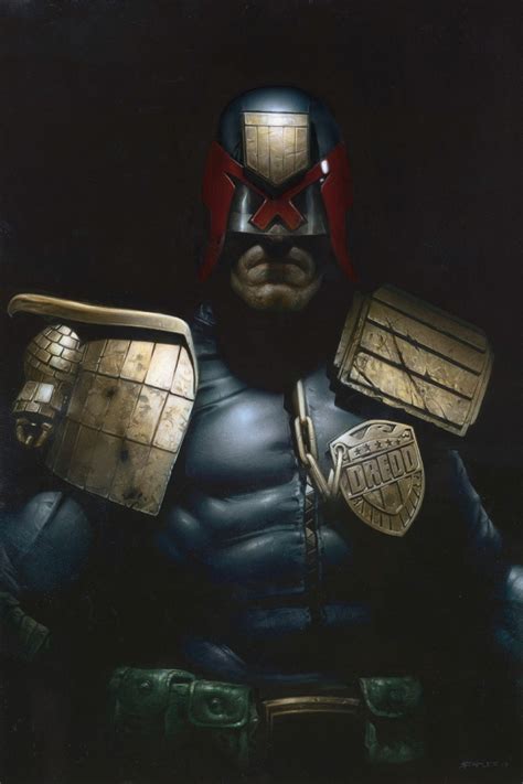 Judge Dredd - commission Greg Staples, in Joe Shaffer's 2000 AD Covers