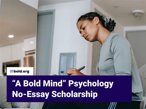 “A Bold Mind” Psychology No-Essay Scholarship | Bold.org