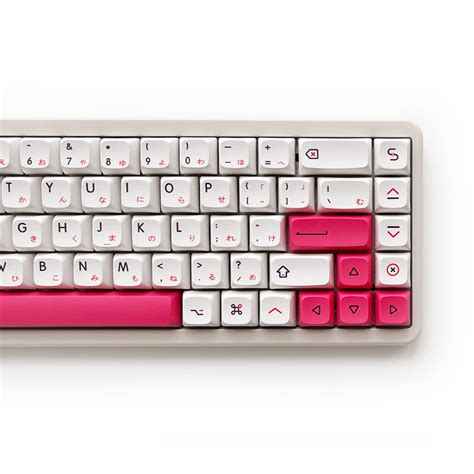 Xdk Custom Keycaps Keys Pbt Xda Dye Sub Cute Pink Japanese Keycap