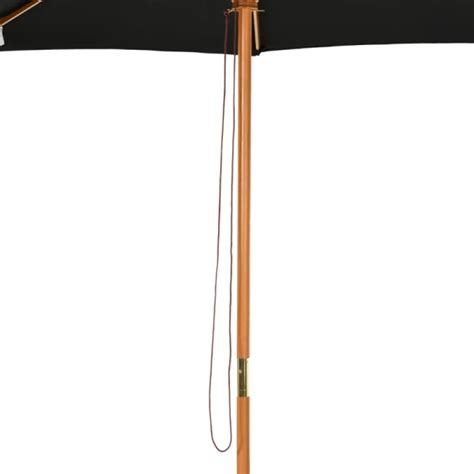 Parasol Hout Cm Houten Parasol Tuinparasol Balkonparasol Bamboe