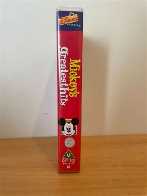 MICKEY S GREATEST HITS Mickey Mouse RARE VHS Disney Video PAL Disney