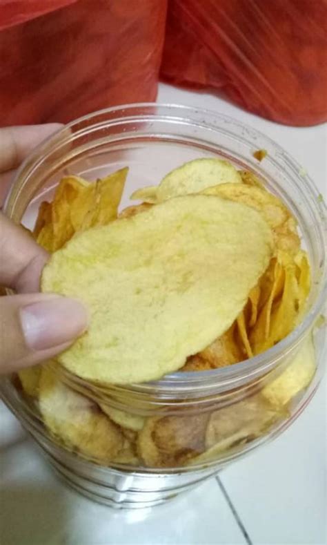 Homemade Potato Chips Kerepek Kentang Sedap Food Drinks Packaged