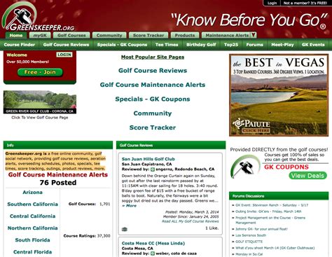 Greenskeeper.org – The Social Golf Course