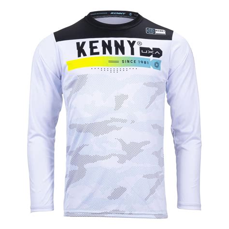 Maillot Kenny Elite Camo White Équipement cycliste sur La Bécanerie