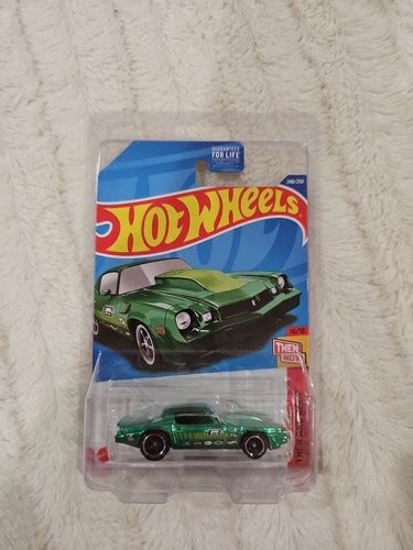 Hot Wheels 2022 Super Treasure Hunt 81 Camaro Green In Protector Ebay