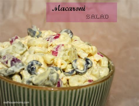 Macaroni Salad Real Housemoms The Perfect Side For Your Summer BBQ