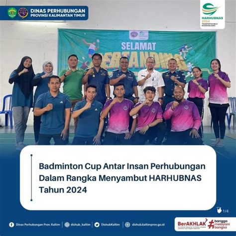 Badminton Cup Antar Insan Perhubungan Dalam Rangka Menyambut HARHUBNAS