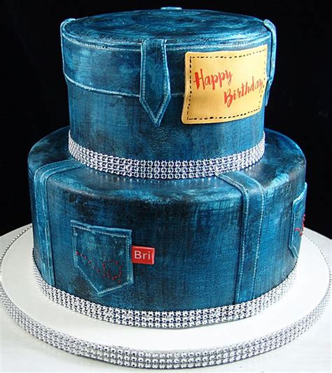 Denim And Diamonds Cake Denimcake Our Birthday Cakes For Adults