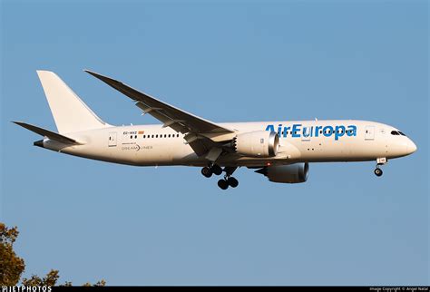 Ec Nvz Boeing Dreamliner Air Europa Angel Natal Jetphotos