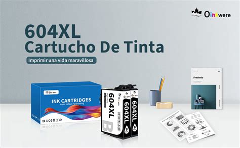 OINKWERE 604XL Cartuchos De Tinta Compatibles Para Epson 604 XL