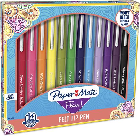 Amazon Paper Mate Flair Felt Tip Pens Medium Point Limited