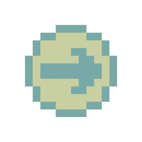 swap  button   circle pixel art  vector art  vecteezy