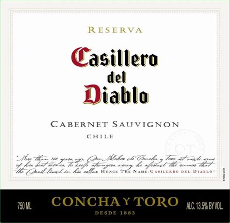 Casillero Del Diablo Cabernet Sauvignon Wine