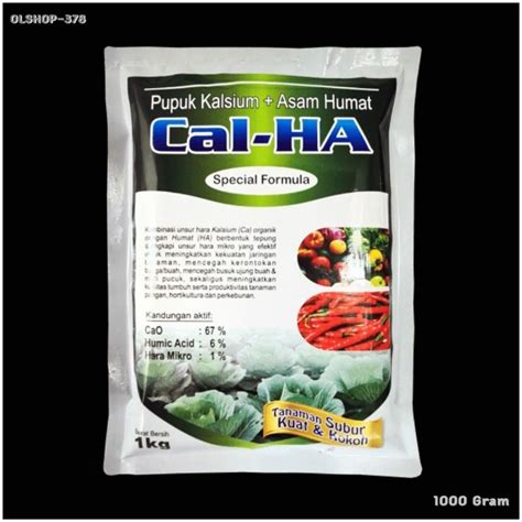 Jual CAL HA Pupuk Calcium Humic Acit Pupuk Kalsium Asam Humat 1