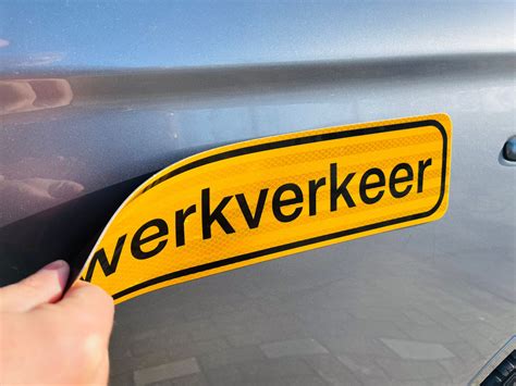 Werkverkeer Magnetische Buigbaar Bord Onlinesafetyshop