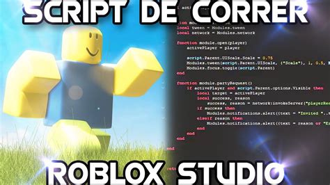 SCRIPT DE CORRER ROBLOX STUDIO 2022 EXPLICADO YouTube