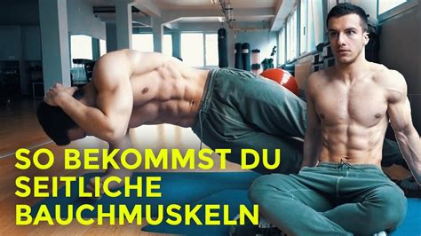 So Bekommst Du Seitliche Bauchmuskeln Zuhause Oder Im Gym YouTube