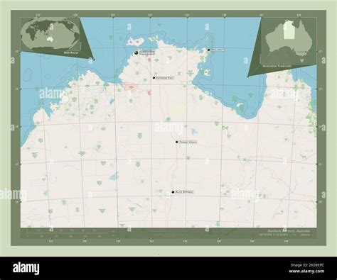 Northern Territory Territory Of Australia Open Street Map Locations