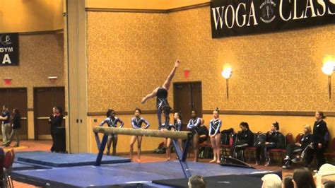 2014 Woga Classic Addison Womeldorph Level 9 Beam Metroplex Gymnastics