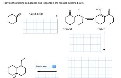 Solved Provide The Missing Compounds And Reagents In The Chegg