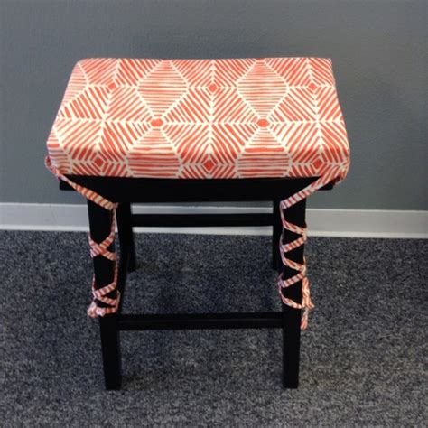 Saddle Stool Seat Cushion W/ Ties Rectangular or Square - Etsy