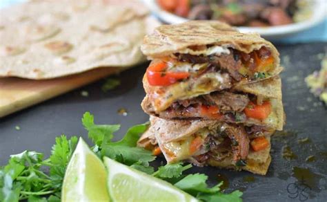 Spicy Fajita Steak Quesadilla The Flavor Bender