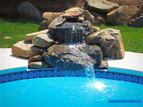 diy pool waterfall ideas - Renata Bonds