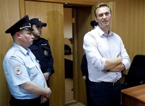 Russian Opposition Leader Navalny To Spend 30 Days In Prison Over