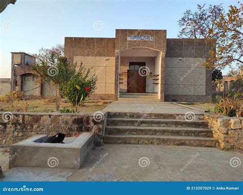 Front of JNV school, India editorial stock image. Image of bahaour - 213207029