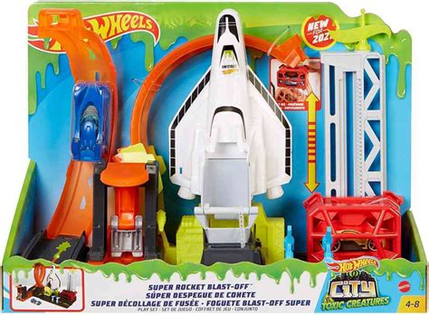 Promo Hot Wheels Super Rocket Blast Off Play Set FNB15 GTT75 Diskon 30