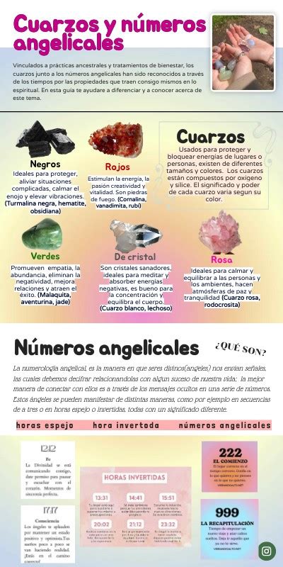 CUARZOS Y NÚMEROS ANGELICALES