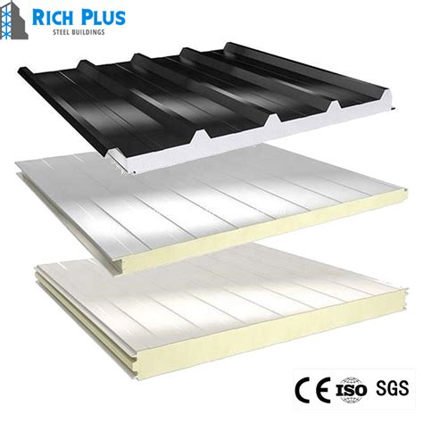 High Density Polyurethane Pir Pu Pur Insulated Laminated Sandwich