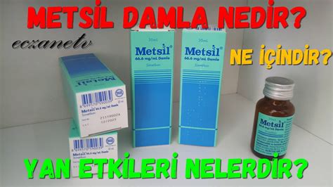 Metsil Damla Nedir Metsil Damlanın Yan Etkileri Nelerdir Metsil Damla