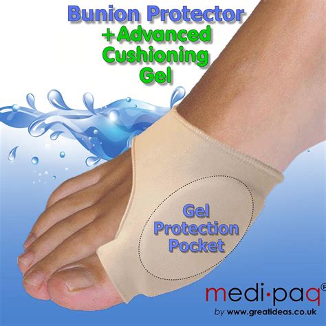 Gel Bunion Protector Toe Corrector Support Foot Gout Blister Pain