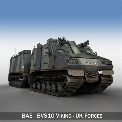 BAE BVS10 Viking - UK Forces 3D Model by panaristi