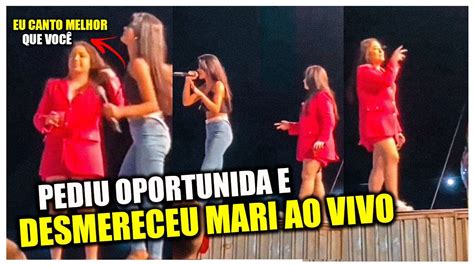 CANTORA É BASTANTE CRITICADA APOS PEDIR OPORTUNIDADE DE SUBIR NO PALCO