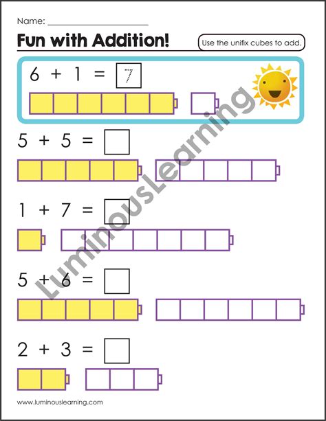 worksheet. Unifix Cubes Worksheets. Worksheet Fun Worksheet Study Site