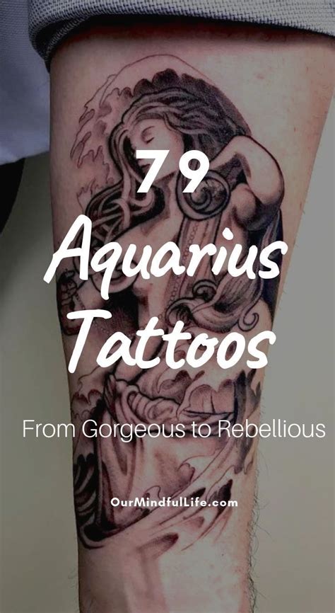 79 Aquarius Tattoos From Gorgeous To Straight Up Rebellious Aquarius