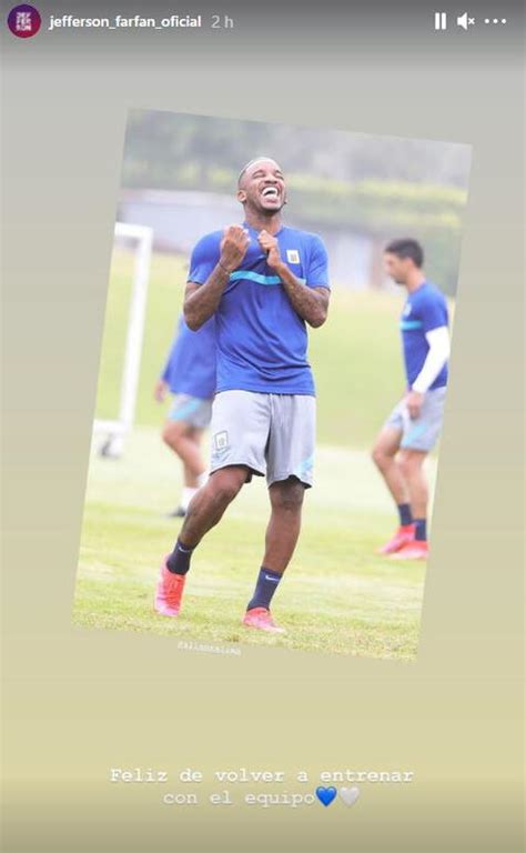 Jefferson Farfán y su emotivo mensaje tras volver a entrenar con