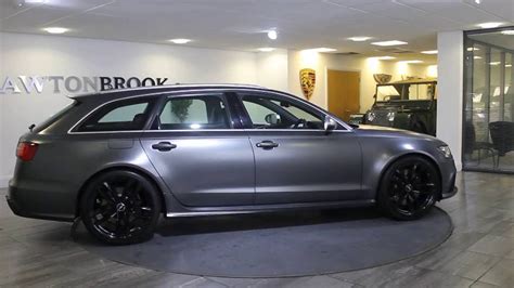 Audi Rs6 Matt Daytona Grey With Black Lawton Brook Youtube