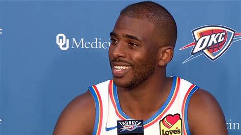 Thunder Media Day 2019 Chris Paul Youtube