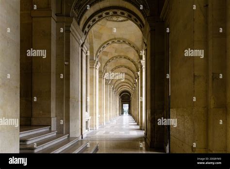 Paris France Dec 07 2018 A Mesmerising Wide Shot Of A Long